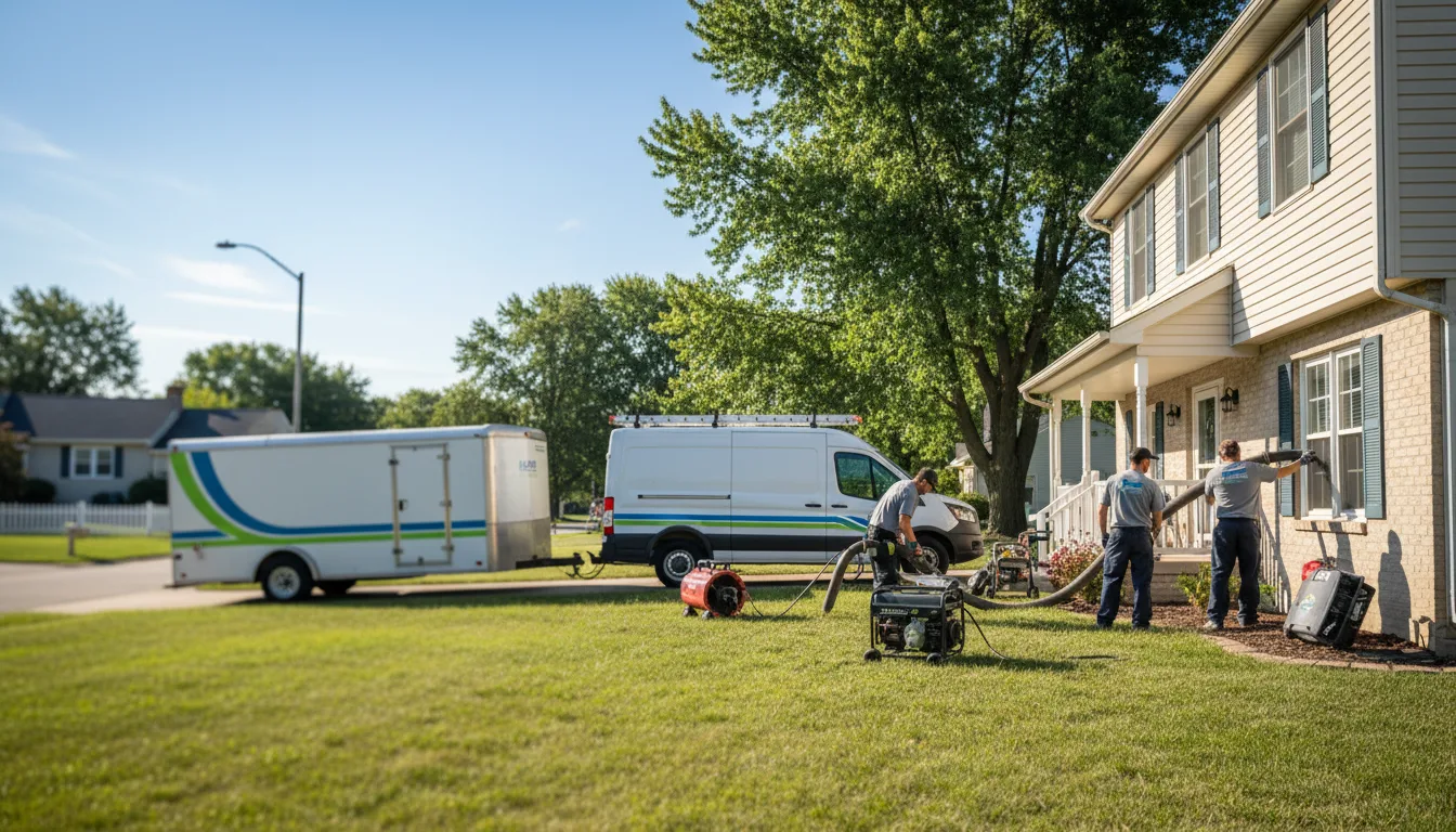 Flooded Basement Restoration And Cleanup With Repair in Giltner, NE near me